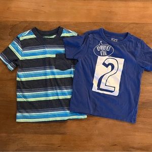 ⚡️3/$20 Set of T Shirts - 2T Toddler Boy lot